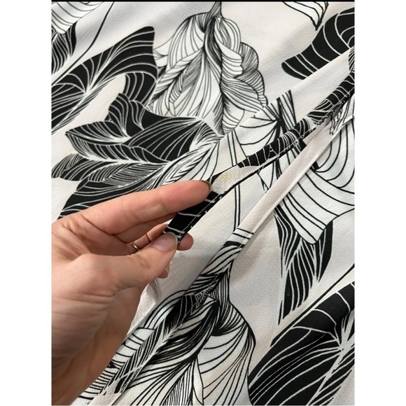 Yoana Baraschi Sz M Womens Tropical Print Tunic Top Hawaiian Peasant Blous - Picture 8 of 15